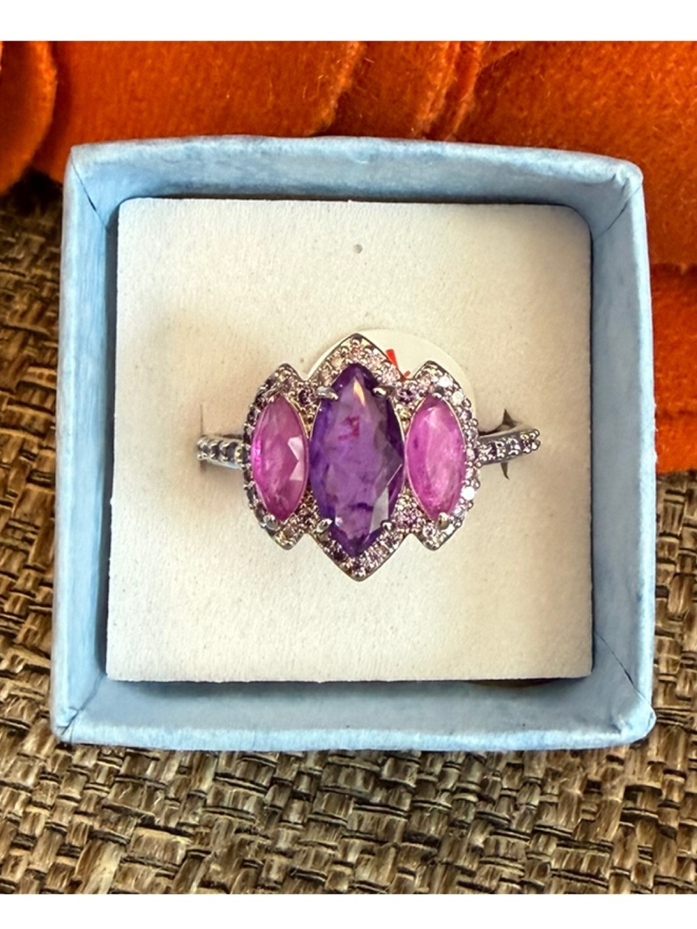 ❣️🆕Bomb Party Blissful Blessings Amethyst Fused with Genuine Quartz Ring❣️ - Picture 2 of 5